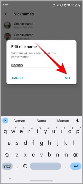 Setting-Nicknames-on-Messenger-4-346x761 11 من أفضل النصائح والحيل لـ Facebook Messenger الجديد