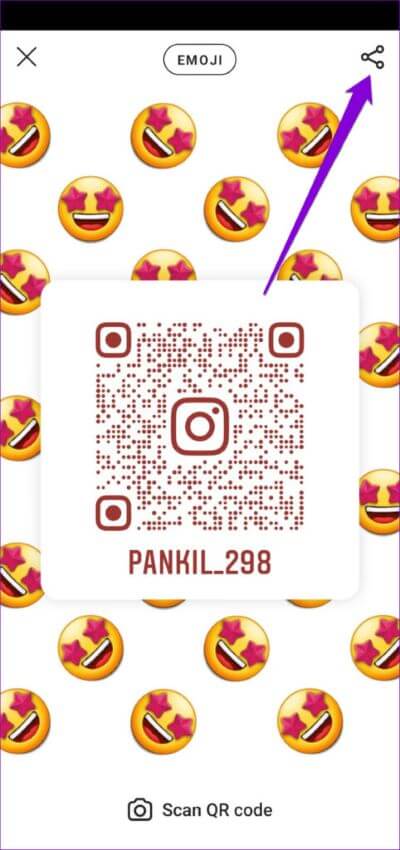 Share-Instagram-Profile-QR-Code-482x1024-1-400x850 كيفية إنشاء رمز الاستجابة السريعة QR لملفات التعريف والمنشورات والريلز والمواقع على Instagram