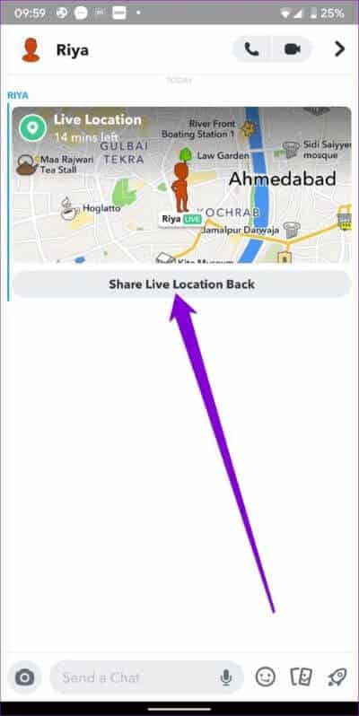 Share-Live-Location-with-Friends-on-Snapchat-513x1024-1-400x798 كيفية استخدام خارطة Snap على Snapchat