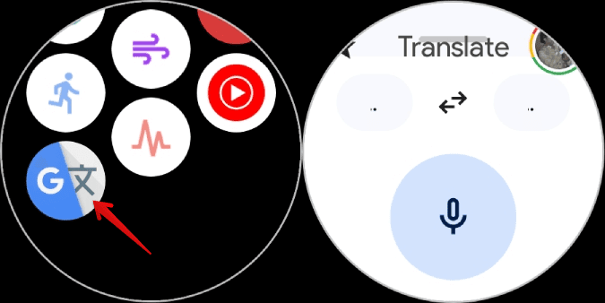 Sideloaded-Google-Translate-on-the-Galaxy-Watch 3 طرق لتثبيت التطبيقات وتحميلها الجانبي وإلغاء تثبيتها على Samsung Galaxy Watch