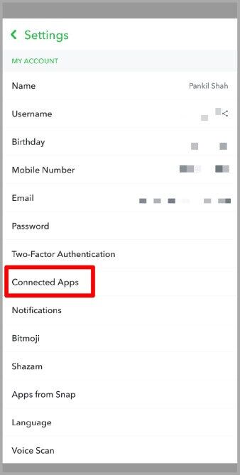 Snapchat-Settings-338x669 8 إصلاحات لخطأ الخروج المستمر على Snapchat