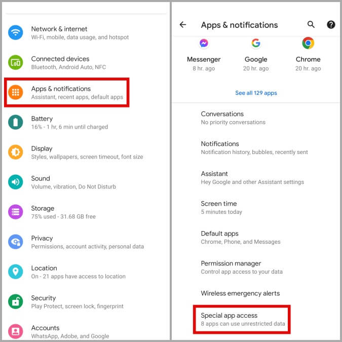 Speical-App-Access-on-Android-675x675 أفضل 10 طرق لإصلاح تأخر الإشعارات على Android