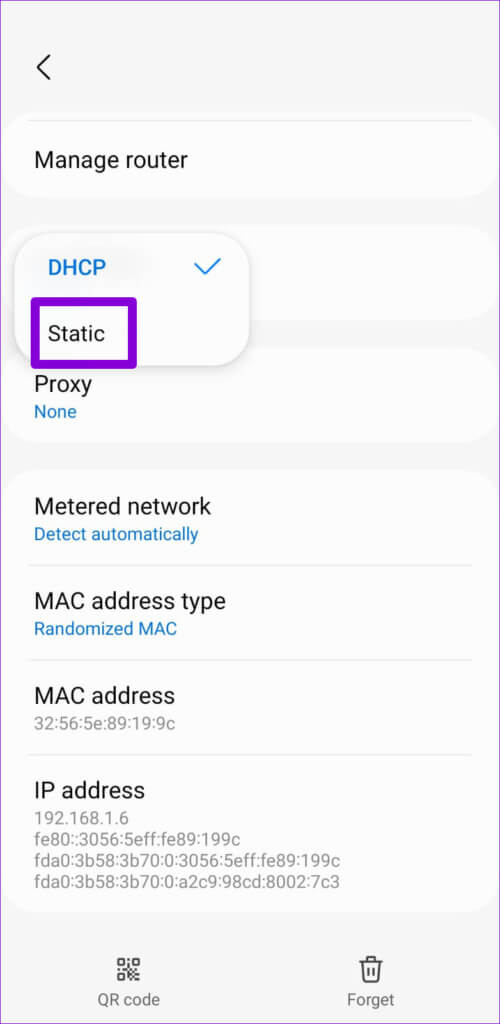 Static-IP-Address-on-Android-500x1024-1-500x1024 أفضل 9 طرق لإصلاح خطأ فشل الحصول على عنوان IP على Android