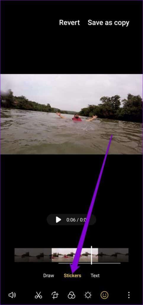 Stickers-on-Video-Editor-483x1024-1-483x1024 كيفية تحرير مقاطع الفيديو على هواتف Samsung Galaxy