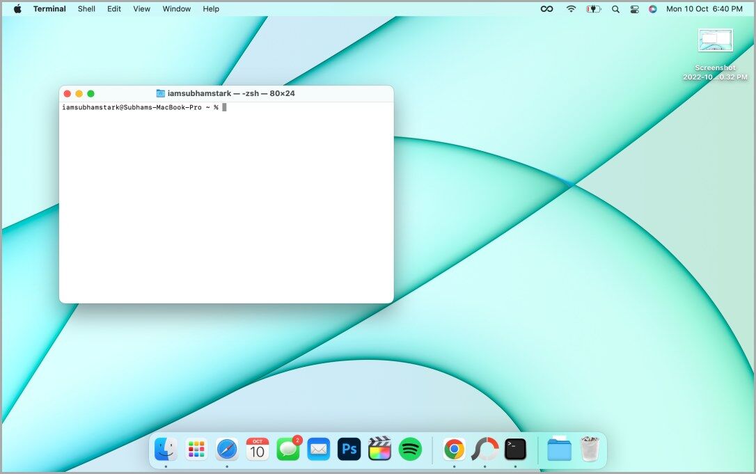 Terminal-On-Mac-1086x681 طريقتان لتغيير مكان حفظ لقطات الشاشة على جهاز Mac