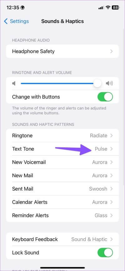 Text-message-notification-sound-not-working-on-iPhone-2-400x866 أفضل 9 طرق لإصلاح عدم عمل صوت إشعار الرسائل النصية على iPhone