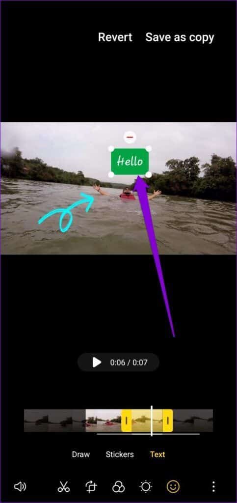Text-on-Video-483x1024-1-483x1024 كيفية تحرير مقاطع الفيديو على هواتف Samsung Galaxy