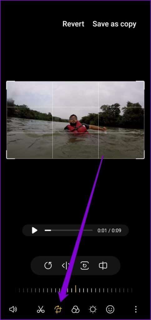 Transform-Section-in-Video-Editor-1-484x1024-1-484x1024 كيفية تحرير مقاطع الفيديو على هواتف Samsung Galaxy