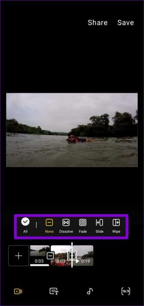 Transition-to-Video-483x1024-1-483x1024 كيفية تحرير مقاطع الفيديو على هواتف Samsung Galaxy