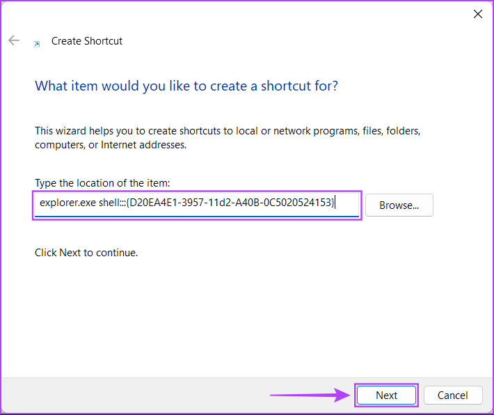 Type-in-the-path أفضل 6 طرق للوصول إلى أدوات Windows على Windows 11