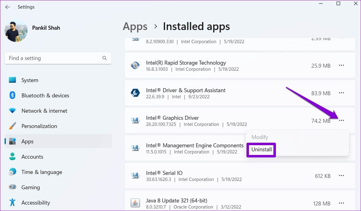 Uninstall-Driver-Using-Settings-App-1179x689 أفضل 4 طرق لإلغاء تثبيت برامج التشغيل من Windows 11