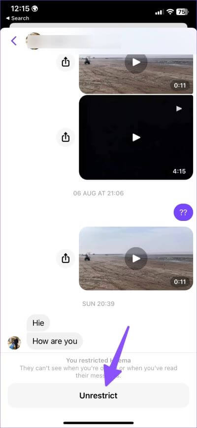 What-happens-when-you-restrict-someone-on-messenger-7-400x866 ماذا يحدث عندما تقوم بتقييد شخص ما على Facebook Messenger