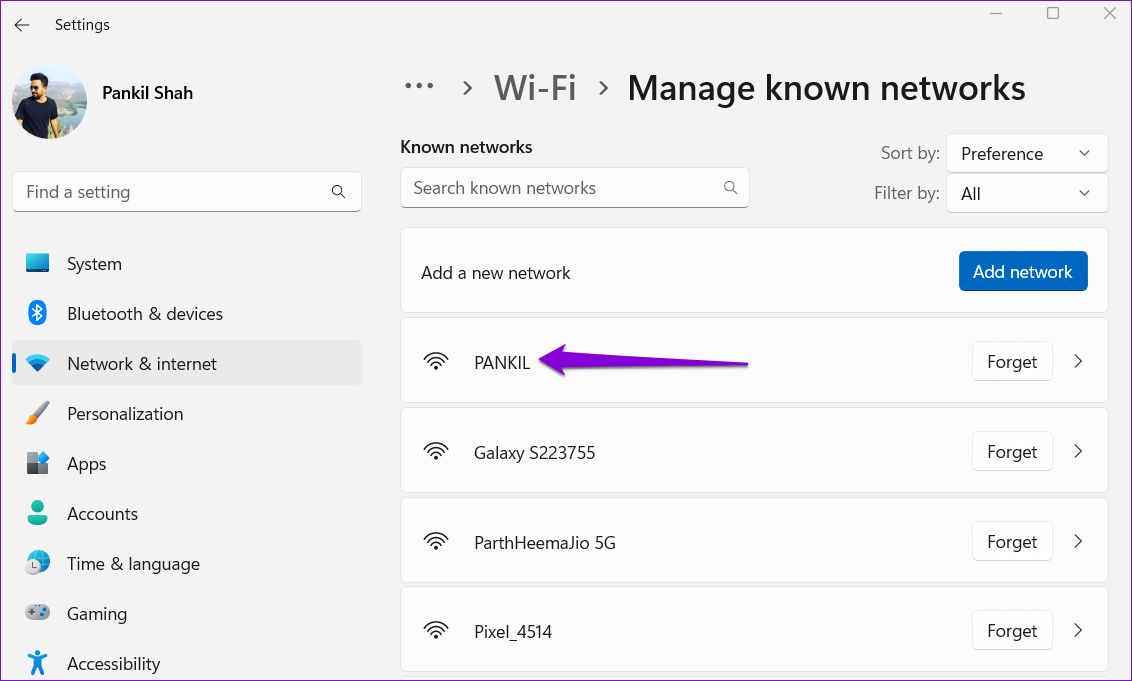 Wi-Fi-Networks-on-Windows أفضل 3 طرق لإيقاف Windows 11 من الاتصال التلقائي بشبكة Wi-Fi
