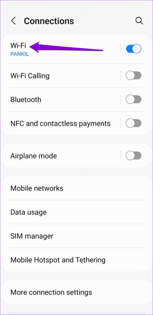Wi-Fi-on-Android-500x1024-1 أفضل 9 طرق لإصلاح خطأ فشل الحصول على عنوان IP على Android