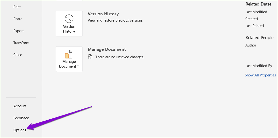 Word-Options كيفية إدراج مقاطع فيديو في مستند Microsoft Word