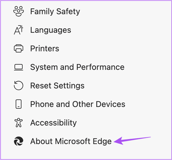 about microsoft edge settings - أفضل 7 إصلاحات لاستخدام وحدة المعالجة المركزية بنسبة 100٪ في Microsoft Edge على Mac