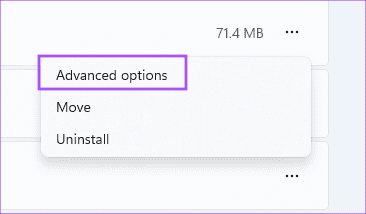 advanced-options-prime-video-settings-windows-11 أفضل 8 إصلاحات لعدم عمل تطبيق Amazon Prime Video على Windows 11