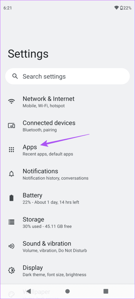 app-settings-android-462x1024-1 أفضل 6 إصلاحات لعدم عمل لوحة مفاتيح Android في تطبيق YouTube