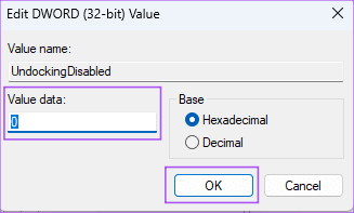change-value-data-registry-editor-win-11 أفضل 3 طرق لتمكين السحب والإفلات للملفات على Windows 11