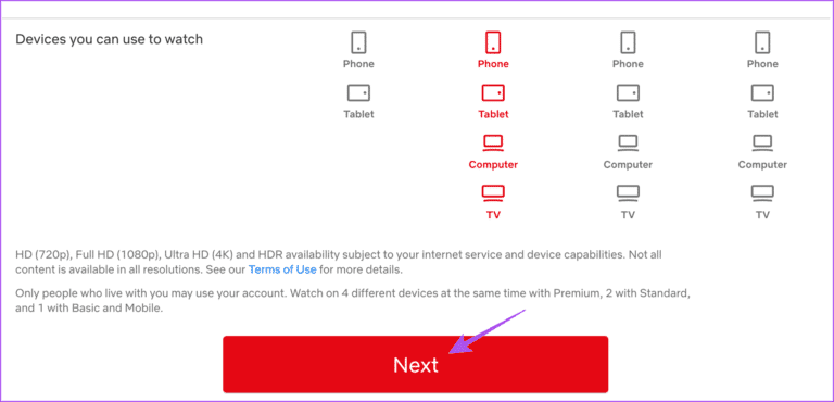 choose-plan-next-profile-transfer-netflix-768x370-1 كيفية نقل ملف تعريفك لـ Netflix إلى حساب جديد