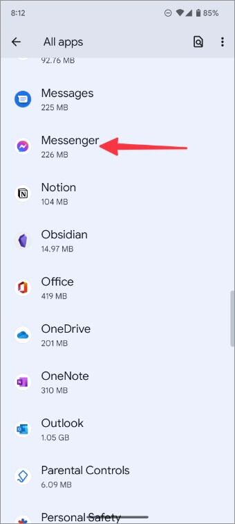 clear-messenger-data-340x756 كيفية مسح ذاكرة التخزين المؤقت على Facebook Messenger على iPhone و Android