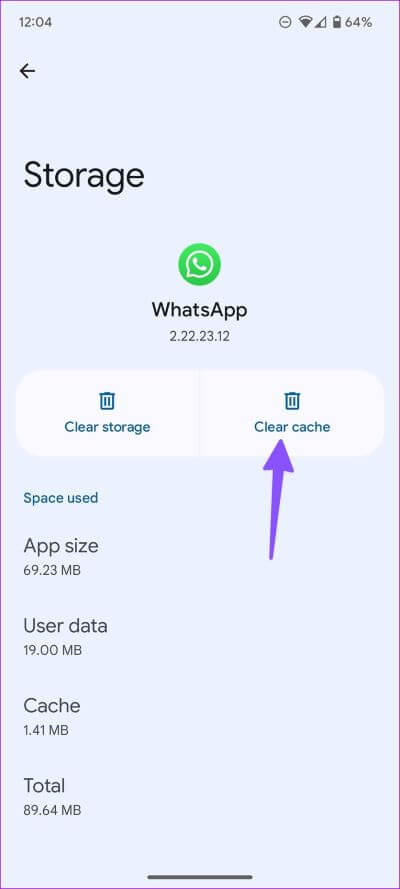 clear-whatsapp-cache-on-iPhone-and-Android-8-400x889 كيفية مسح ذاكرة التخزين المؤقت WhatsApp على iPhone و Android