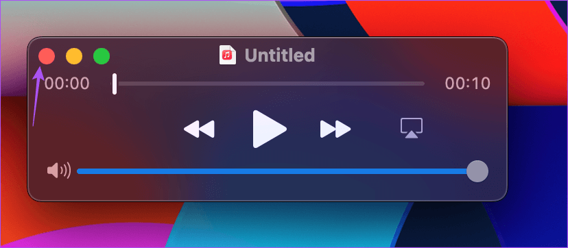 close-recorder-quick-time-player-mac أفضل 8 إصلاحات لعدم عمل تسجيل في Voice Memos على Mac