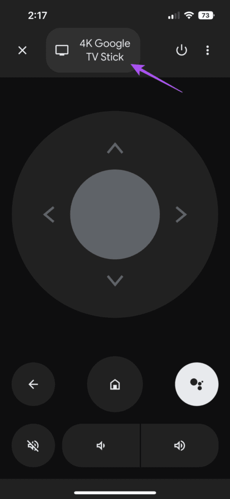 device-name-google-tv-remote-app-iphone-473x1024-1 كيفية استخدام iPhone كجهاز تحكم لـ Google TV