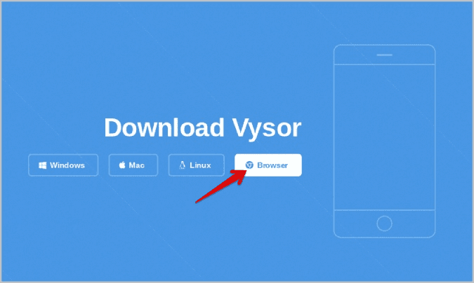 downloading-browser-vysor 4 طرق لعكس هاتف Android على Chromebook