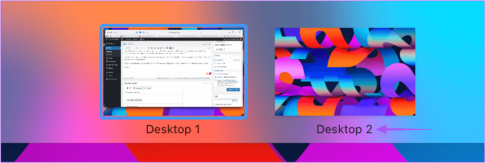enter-new-space-on-mac كيفية استخدام Spaces على نظام Mac