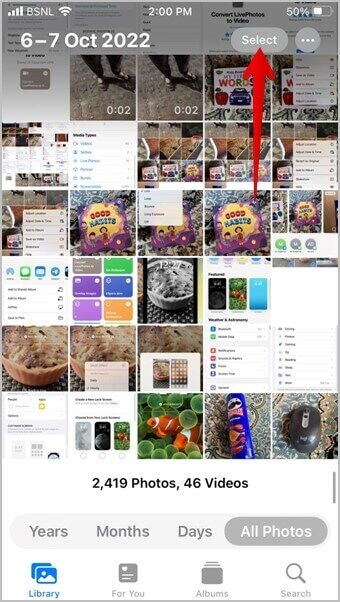iPhone-Album-Add-Photo-340x602 3 طرق لتغيير خلفية الشاشة تلقائيًا على iPhone