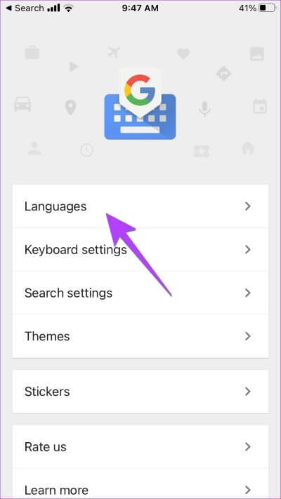 iPhone-Gboard-Languages-400x711 كيفية تغيير لغة الكتابة في WhatsApp على Android و iPhone