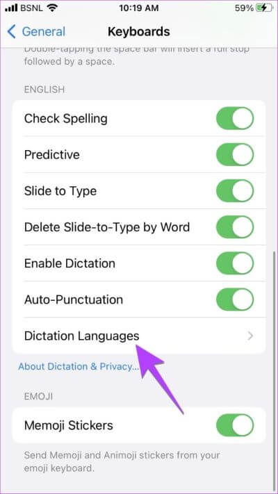 iPhone-Keyboard-Dictation-Add-Language-576x1024-1-400x711 9 طرق لإصلاح عدم عمل إملاء iPhone [تم تحديث iOS 16]