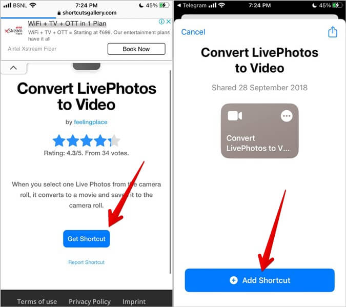 iPhone-Live-Video-Download-Shortcut-675x599 كيفية حفظ Live Photos كفيديو على iPhone (بما في ذلك iOS 16)