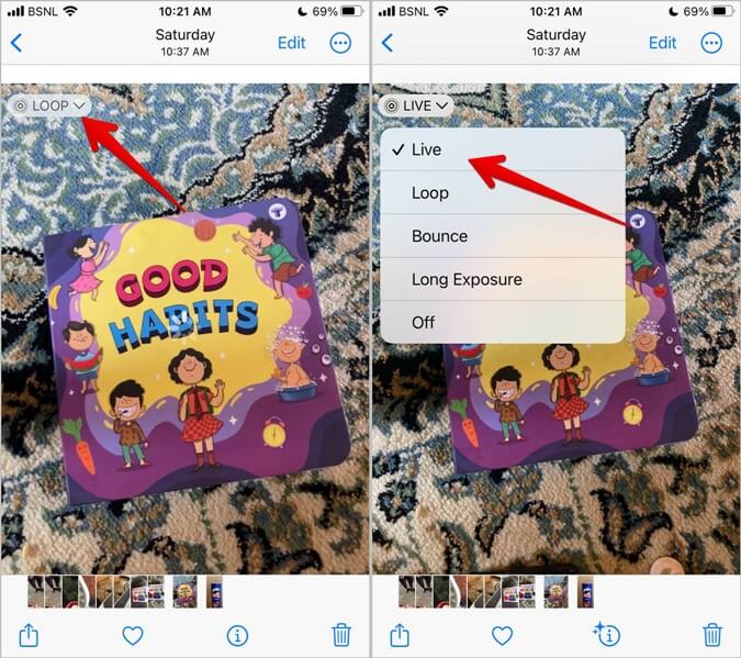 iPhone-Live-Video-Select-Effect-675x599 كيفية حفظ Live Photos كفيديو على iPhone (بما في ذلك iOS 16)