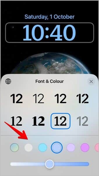 iPhone-Lock-Screen-Time-Color-340x602 أفضل 13 نصيحة لتحرير شاشة قفل iPhone وتخصيصها على iOS 16