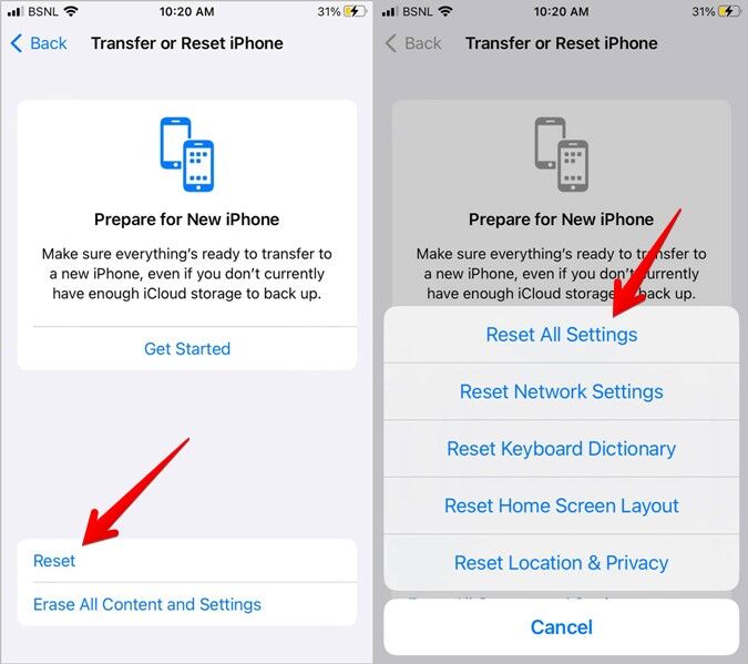 iPhone-Reset-all-Settings-675x599 8 طرق لإصلاح عدم عمل iOS 16 Photo Cutout