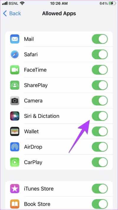 iPhone-Screen-Time-Siri-576x1024-1-400x711 9 طرق لإصلاح عدم عمل إملاء iPhone [تم تحديث iOS 16]