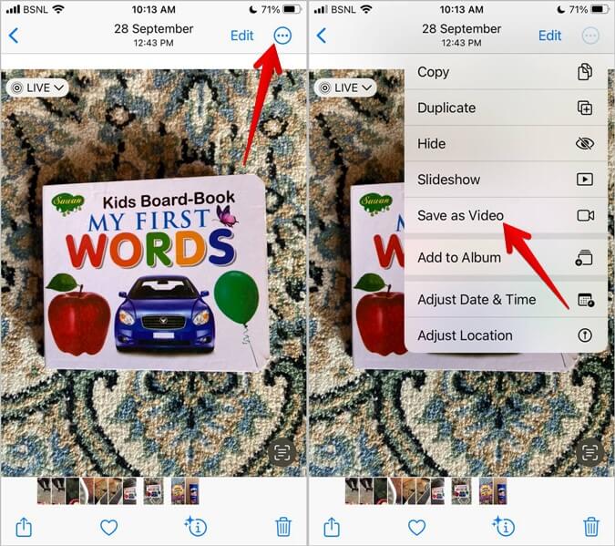 iPhone-iOS-16-Save-Live-Photo-as-Video-675x599 كيفية حفظ Live Photos كفيديو على iPhone (بما في ذلك iOS 16)
