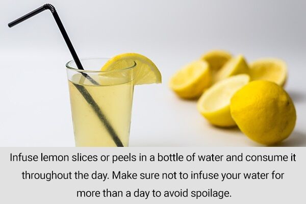 infuse water with lemons hacks 600x400 - 10 نصائح لاستعمال الليمون للطبخ والتنظيف واستخدامات التجميل