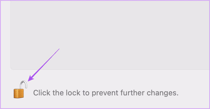 lock-to-save-changes-firewall-mac أفضل 5 إصلاحات لعدم عمل AirPlay على Mac