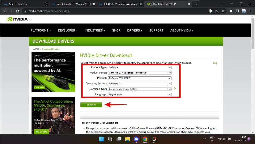 nvidia-driver-1024x578-1-1024x578 ما هي بطاقات الرسومات التي أمتلكها وكيفية تنزيل برامج التشغيل لها