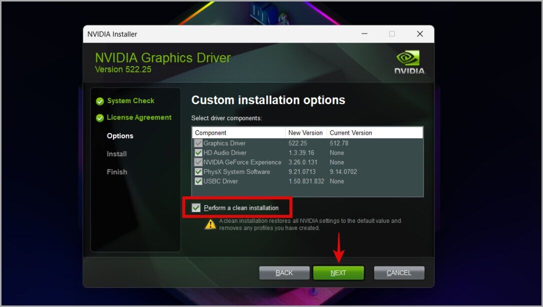 nvidia-final-before-installation-process-1-1086x613 ما هي بطاقات الرسومات التي أمتلكها وكيفية تنزيل برامج التشغيل لها