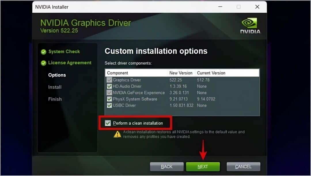 nvidia-final-before-installation-process-transformed-1080x610 أفضل 4 طرق لتعطيل تحديثات برنامج التشغيل التلقائية على Windows 10/11