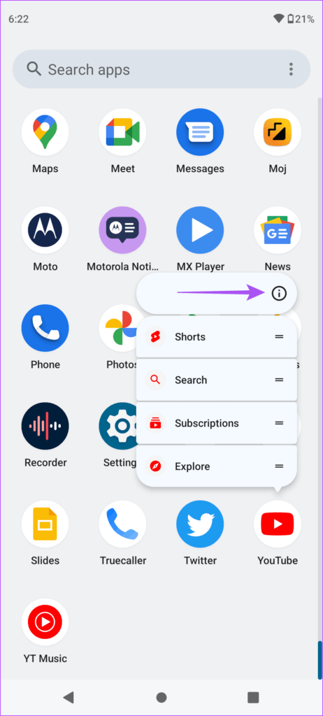 open-app-info-youtube-app-android-462x1024-1 أفضل 6 إصلاحات لعدم عمل لوحة مفاتيح Android في تطبيق YouTube