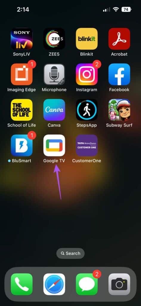 open-google-tv-app-on-iphone-473x1024-1-473x1024 كيفية استخدام iPhone كجهاز تحكم لـ Google TV