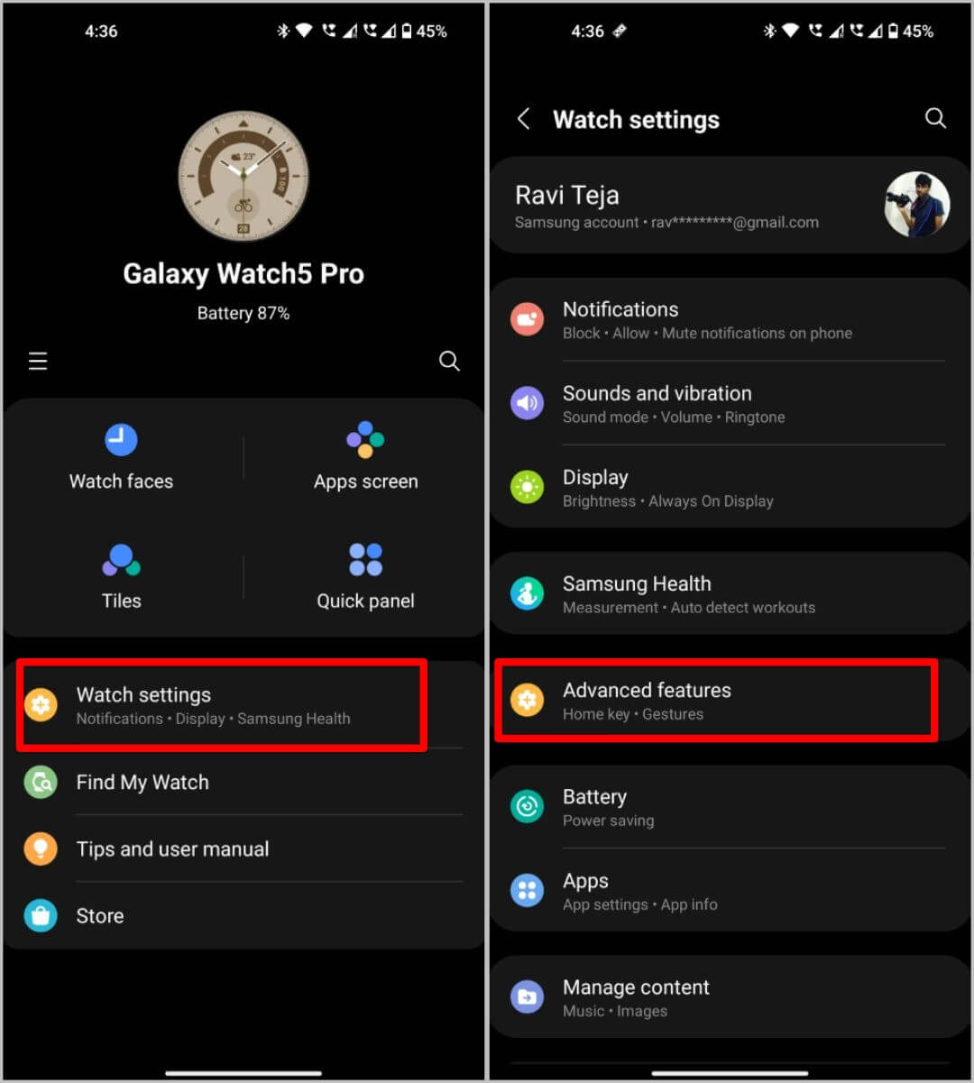 طريقتان لتخصيص الأزرار على Samsung Galaxy Watch 5 و 5 Pro - %categories