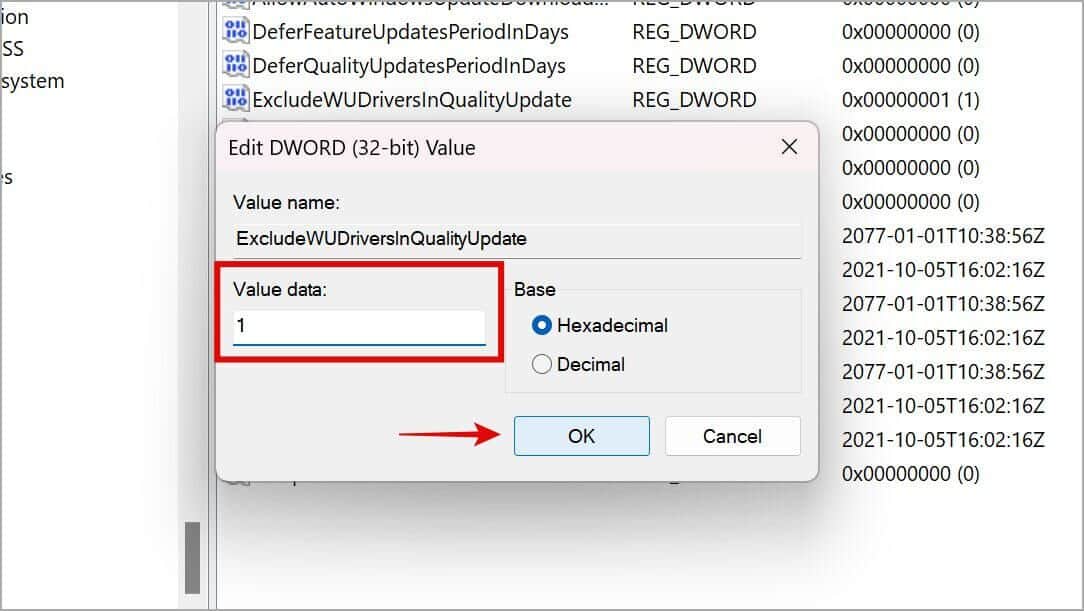 regedit-final--1084x611 أفضل 4 طرق لتعطيل تحديثات برنامج التشغيل التلقائية على Windows 10/11