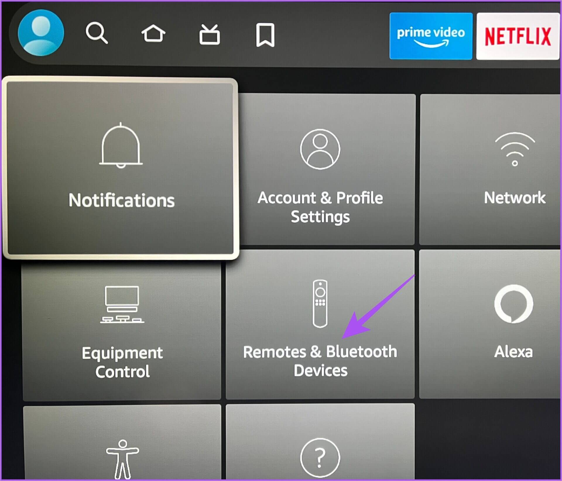 remote-and-bluetooth-devices-settings-fire-tv-4k-1920x1644 أفضل 8 إصلاحات لعدم عمل جهاز التحكم Fire TV Stick 4K