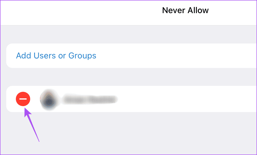 remove-restricted-contacts-call-settings-telegram-mac أفضل 5 إصلاحات لعدم عمل مكالمات فيديو Telegram لسطح المكتب على نظام Mac